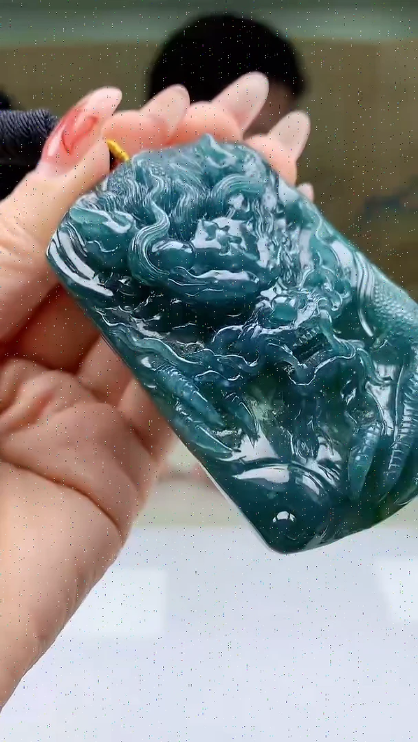 【闪购商品】定制翡翠未镶嵌4917ty-毛货挂件19