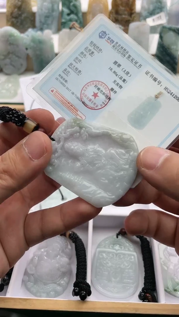 【闪购商品】翡翠颈饰未镶嵌..../1/18/ 31