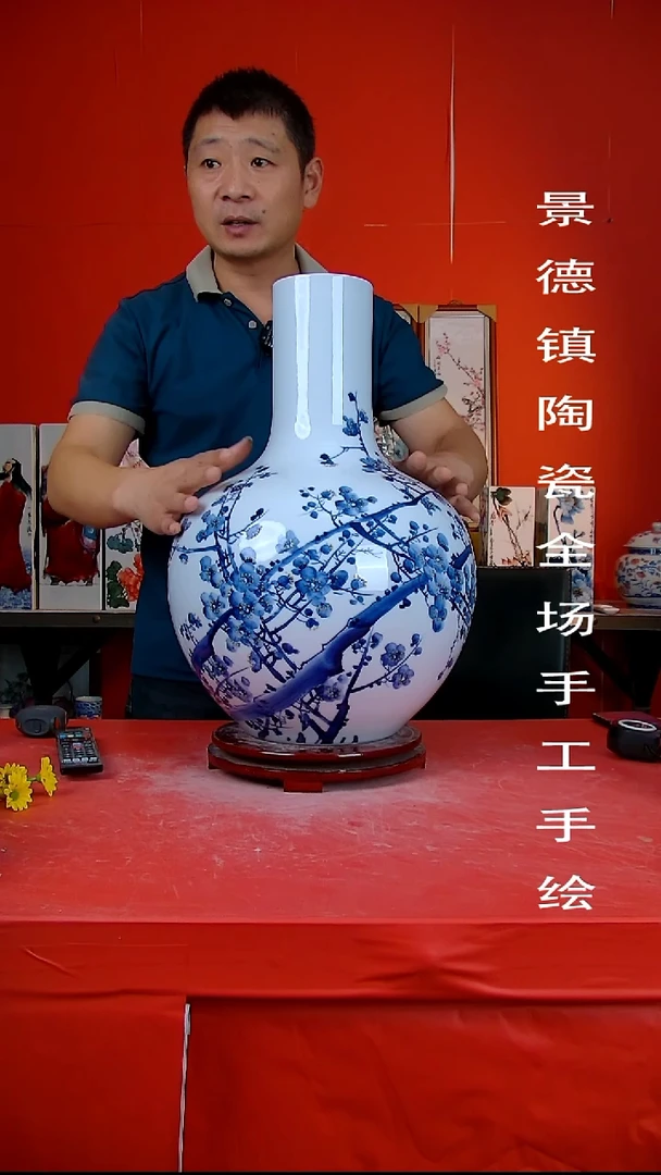 摆件景德镇陶瓷 全场手工手绘16