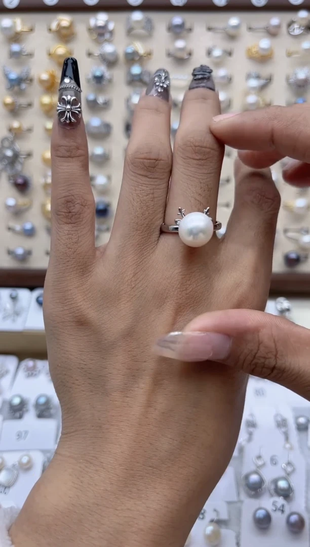 【闪购商品】淡水珍珠戒指合金116