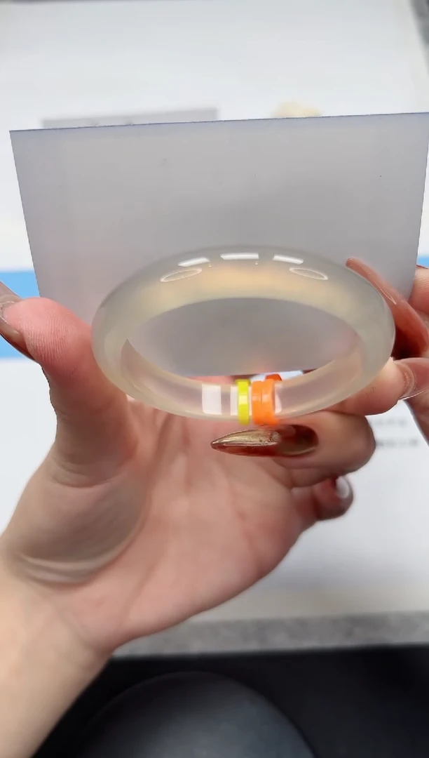 【闪购商品】玛瑙/玉髓手镯未镶嵌172/香槟52.6