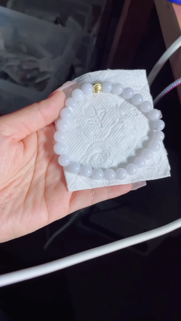 未镶嵌定制翡翠珠串