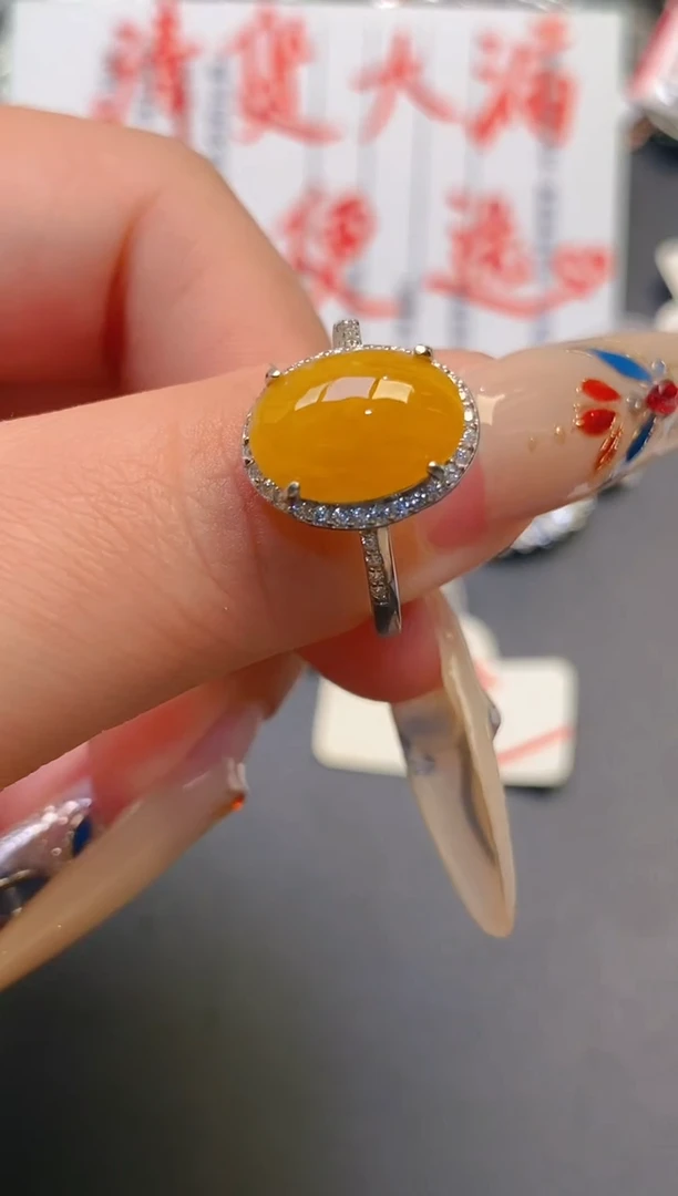 【闪购商品】翡翠耳饰银S925镶嵌天然A货翡翠1