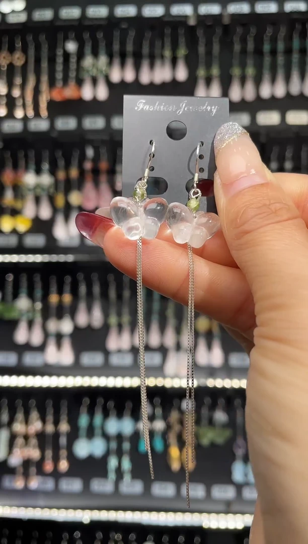 【闪购商品】紫晶耳饰银S925镶嵌望舒.