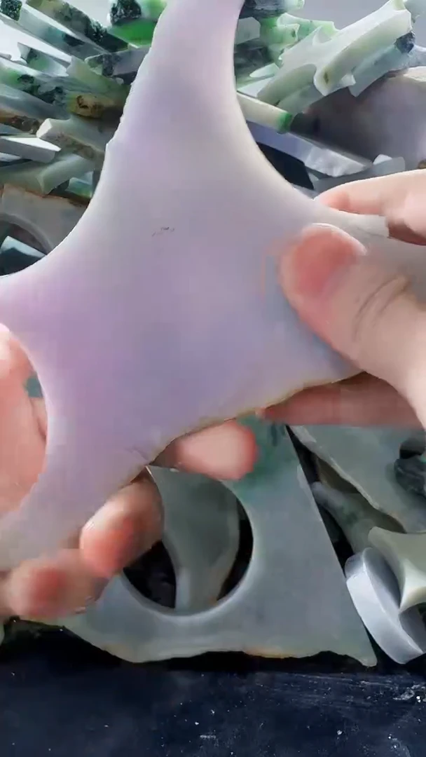 裸石翡翠缅甸翡翠A货文621