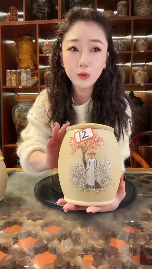 【闪购商品】缸云南建水紫陶白泥小茶罐@12