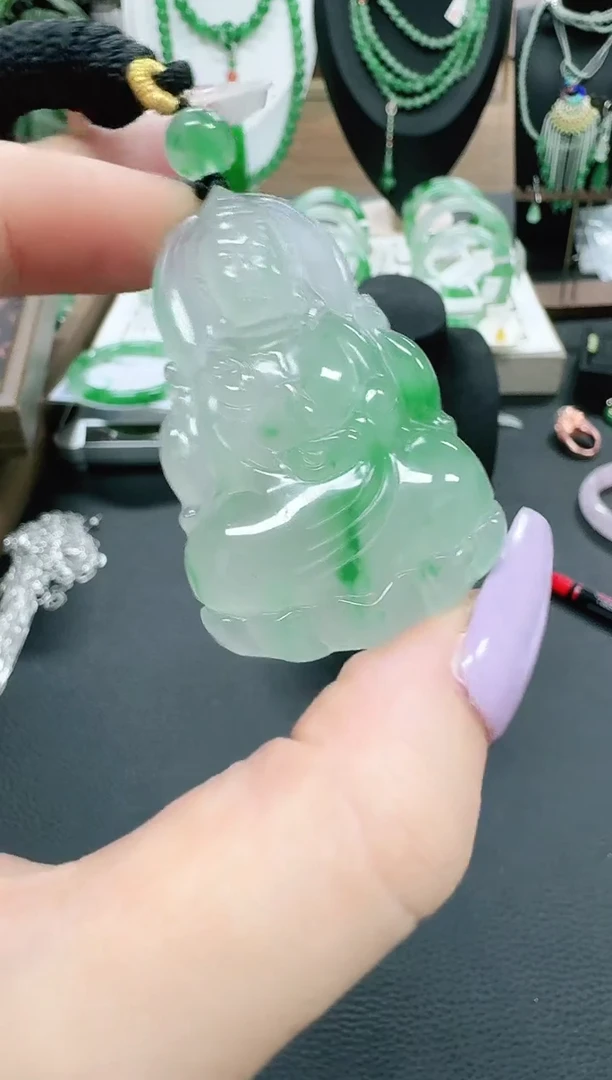 未镶嵌1石英质玉（非洲翠）/1128