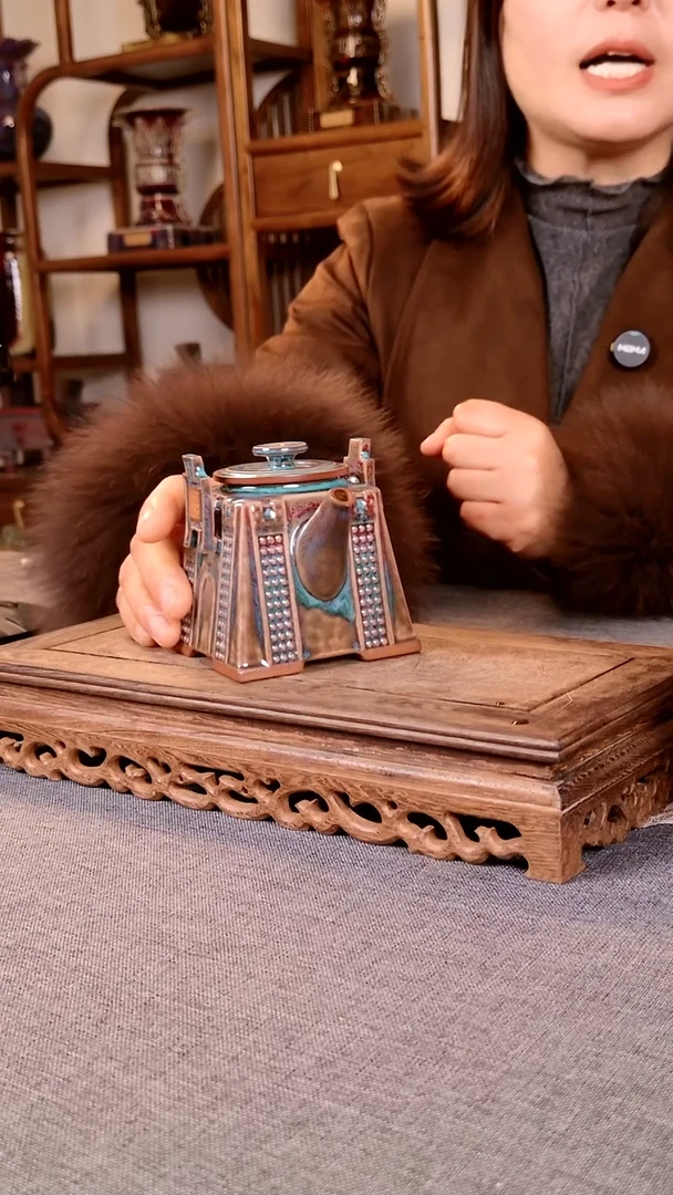 瓷片许君以昌 土魂钧瓷