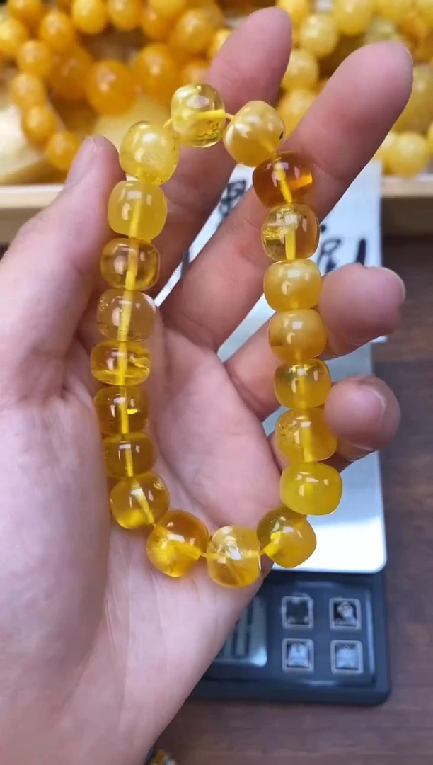 裸石琥珀未镶嵌天然琥珀蜜蜡