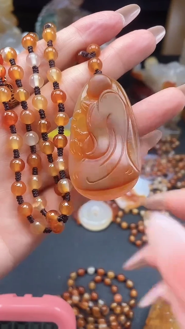 【闪购商品】玛瑙/玉髓颈饰未镶嵌dd