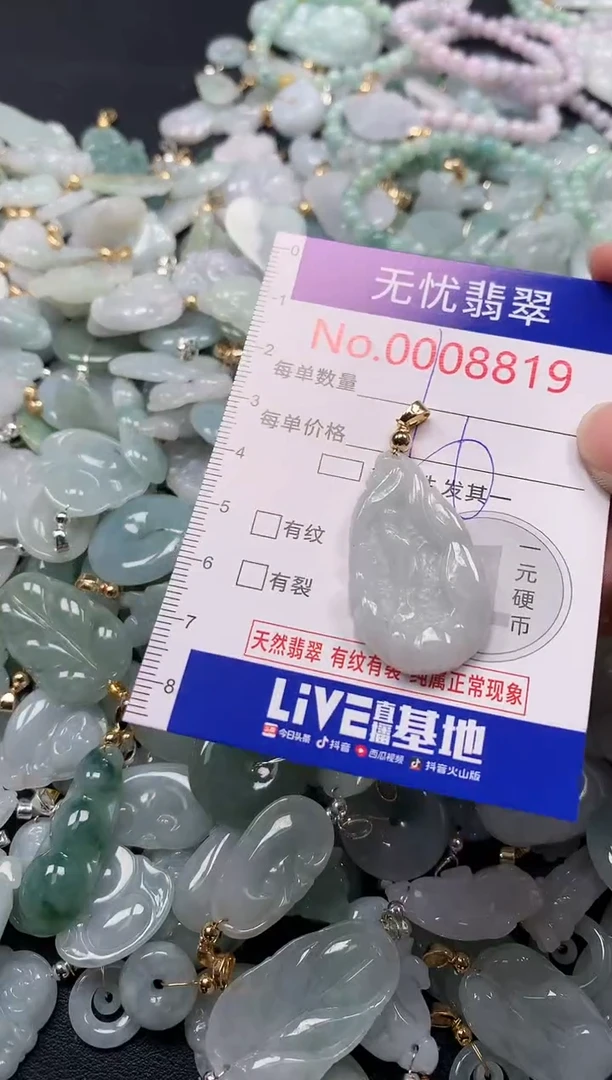 吊坠(不含链)未镶嵌翡翠8819