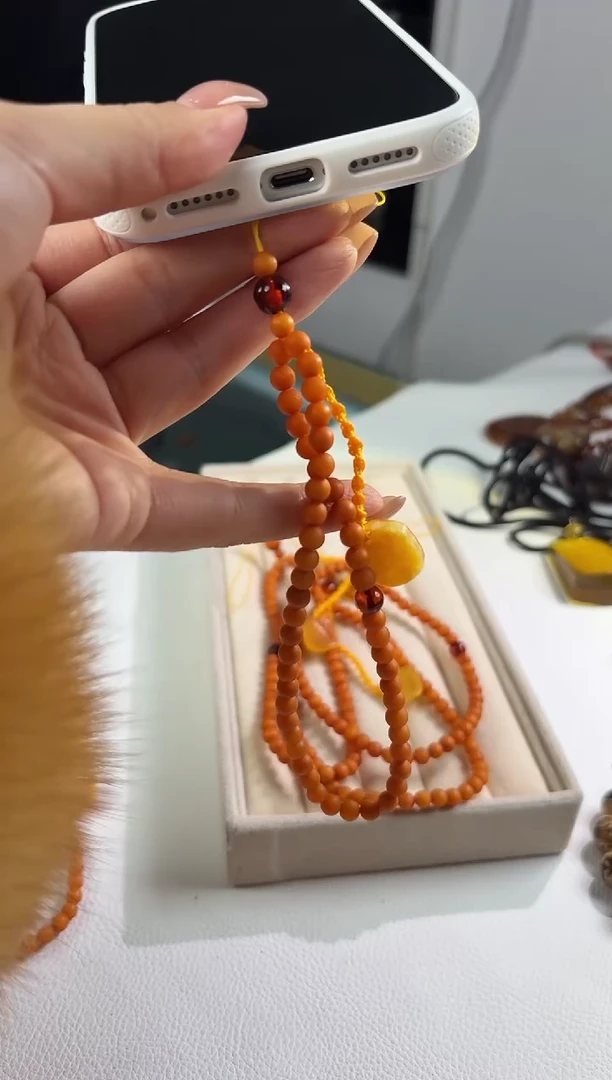 手链琥珀未镶嵌1219080随机仅发一件