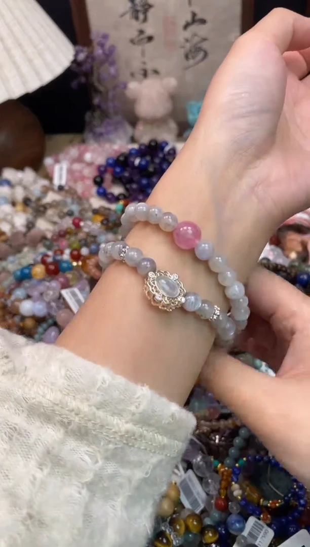 未镶嵌手链月光石132