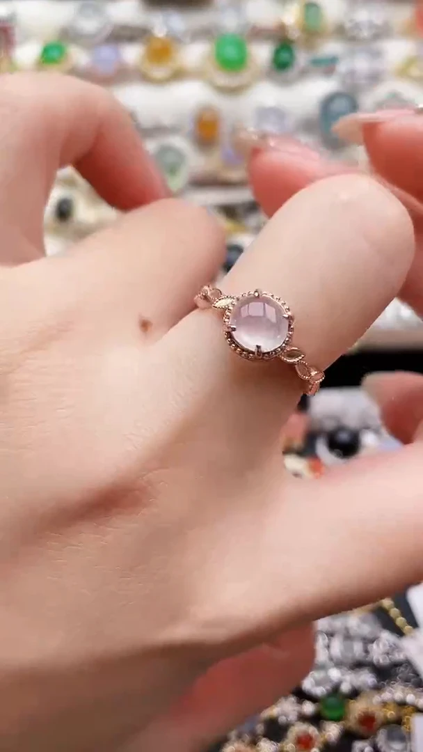 银S925镶嵌戒指翡翠12