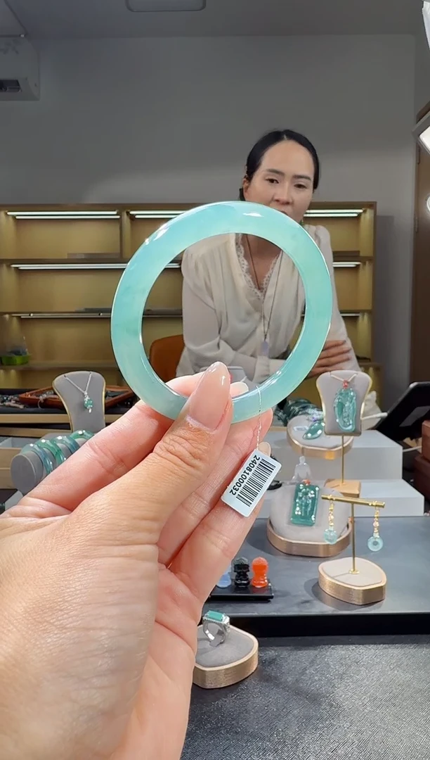 未镶嵌手镯翡翠53圈