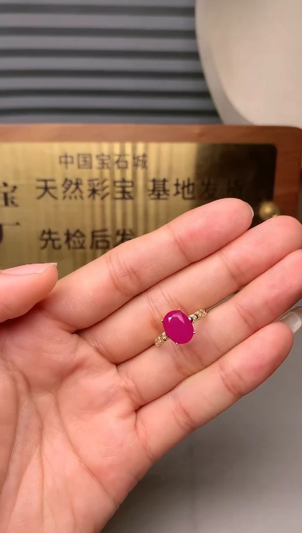 【闪购商品】红宝石戒指银S925镶嵌........