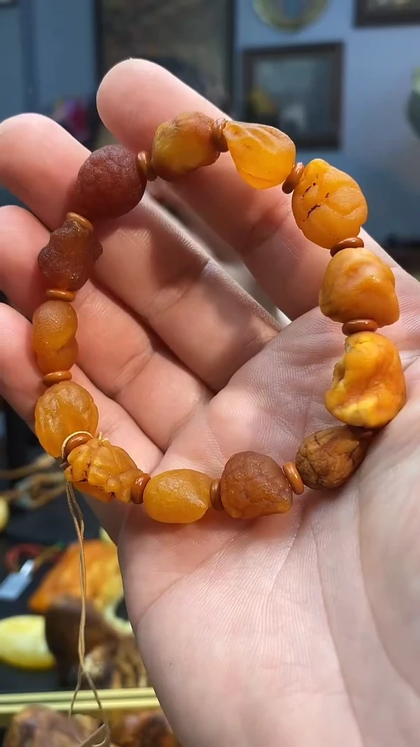 手串琥珀未镶嵌手串