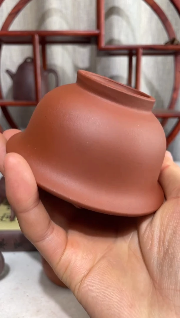 【闪购商品】紫砂茶壶微微瑕龙血砂单一矿大主人杯