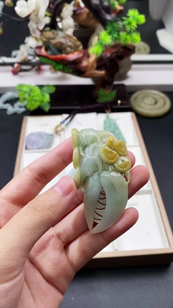 颈饰未镶嵌翡翠天然缅甸A货翡翠