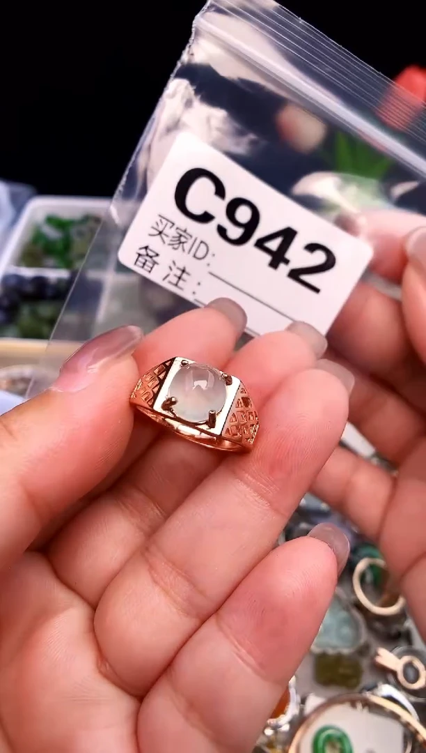 吊坠(不含链)银S925镶嵌翡翠1