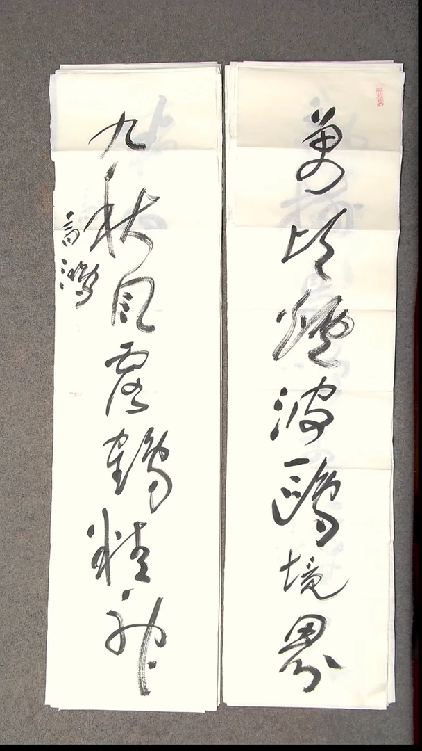 书法王高生 福建漳州 四尺对联