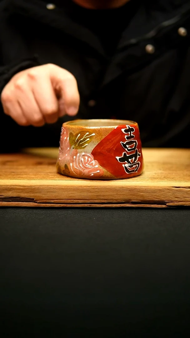 @@陶园瓷舍@@纯手工手绘@高温釉下彩