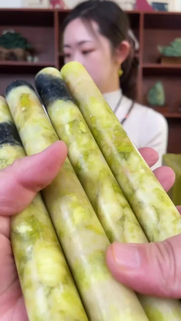 未镶嵌蛇纹石玉颈饰多样性发货拍一发一