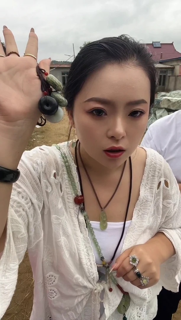 未镶嵌蛇纹石玉平安扣多样性随机发一