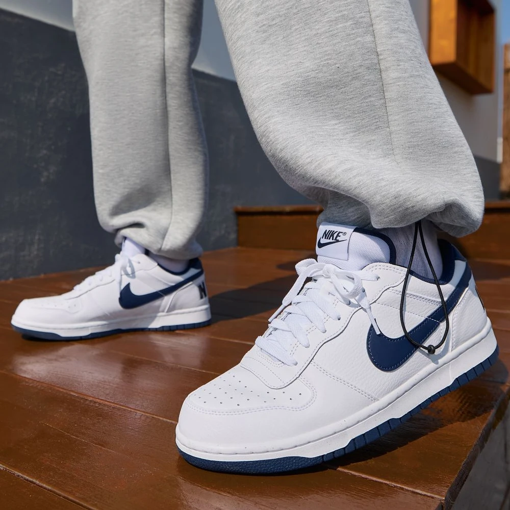 耐克/NIKE(官方正品)男子Big Low白蓝休闲复古百塔板鞋355152140