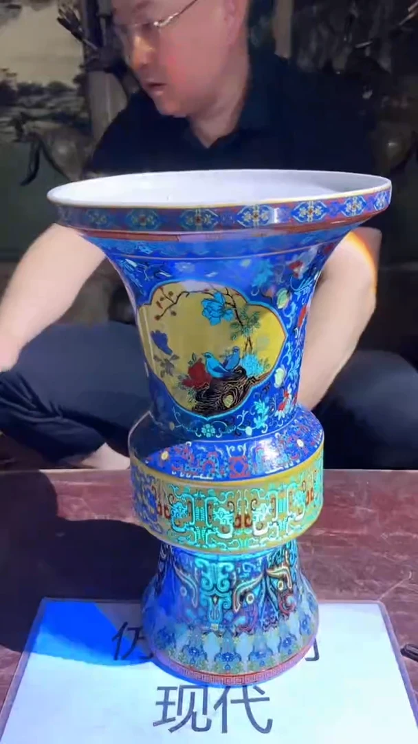 摆件景德镇陶瓷流水92