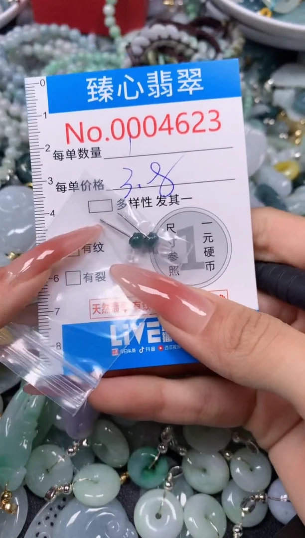 【闪购商品】翡翠颈饰未镶嵌含绳0004623