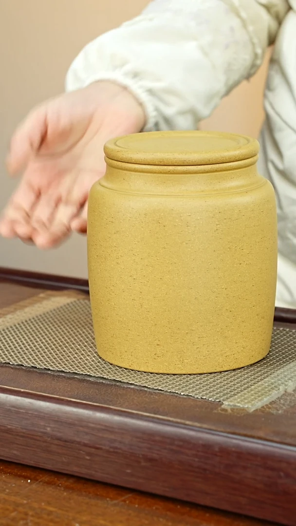 宜兴原矿紫砂茶叶罐