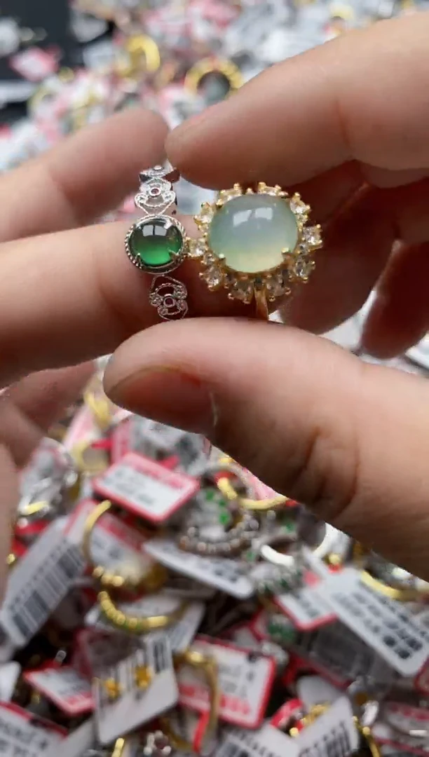 【闪购商品】翡翠戒指未镶嵌6666---7