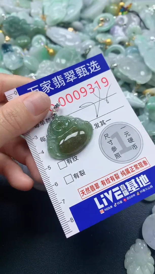 吊坠(不含链)未镶嵌翡翠9319