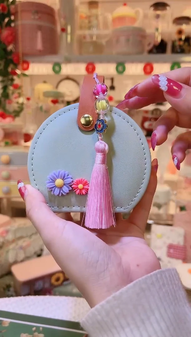 流苏首饰包绿色——手工制作品质好！