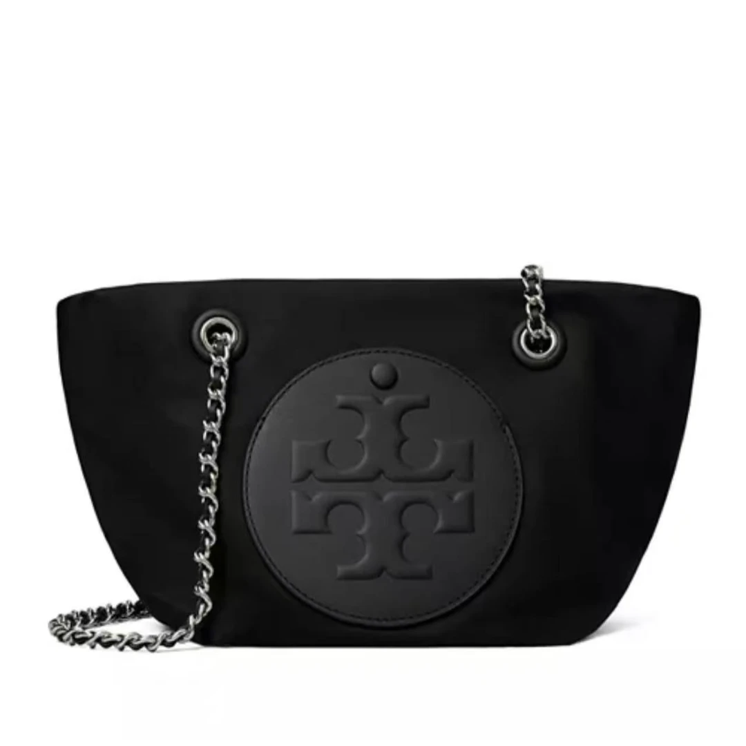 Tory Burch/汤丽柏琦ELLA黑色尼龙MINI链条包197865464860 15-14