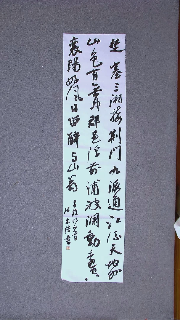 书法张建浩  河南南阳 138*34四平尺