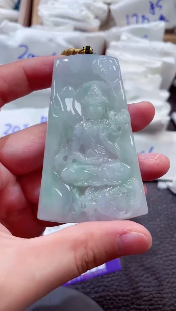 颈饰未镶嵌翡翠00004880御龙大势至
