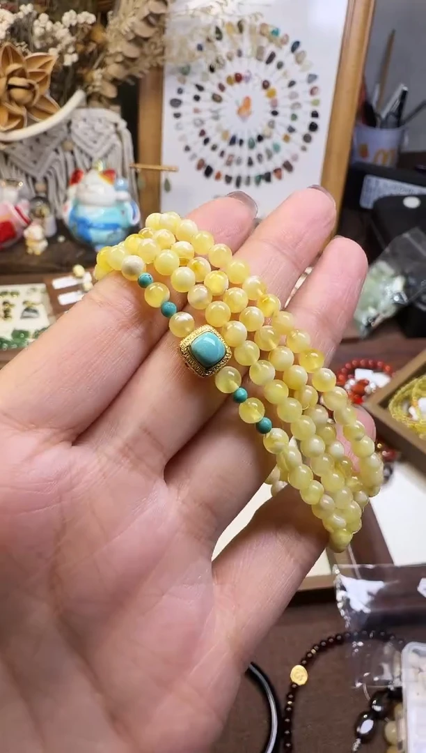 水晶摆件未镶嵌珠链