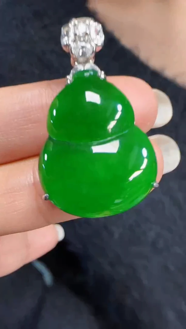 未镶嵌定制翡翠翡翠吊坠71
