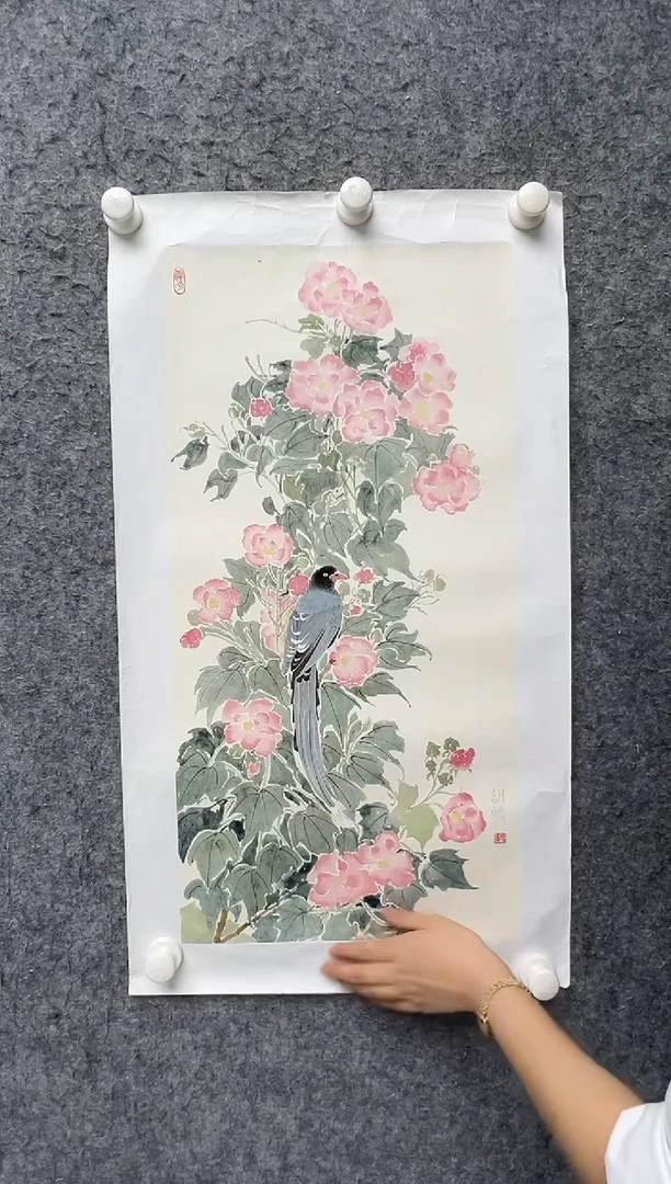 国画邹训精-2平尺-国画作品