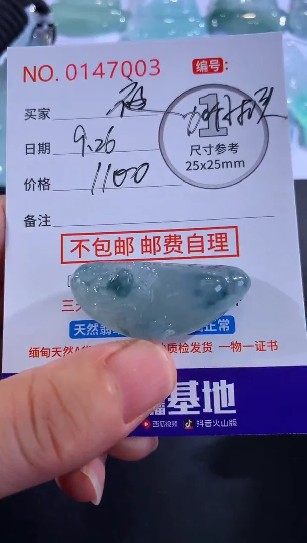 颈饰未镶嵌翡翠夜**灵！