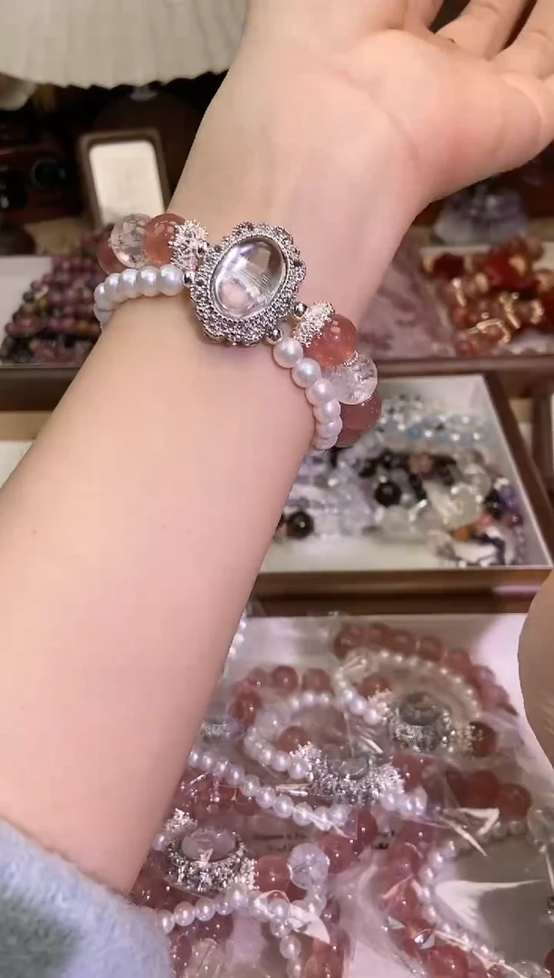 【闪购商品】石英质玉手饰未镶嵌407手串