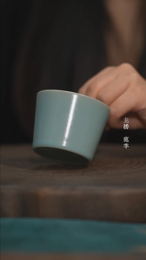 听雪杯-云端釉（99釉）-双证书-羊