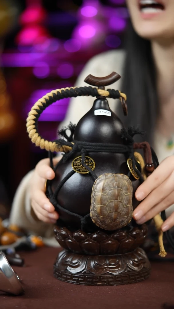 【闪购商品】560号500ml左右的非遗漆器酒葫芦