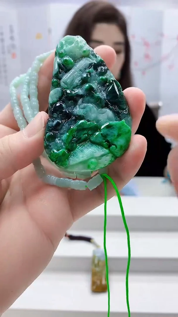 定制翡翠未镶嵌4829bb-毛货挂件16