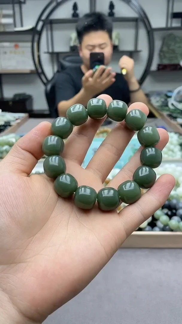 手串未镶嵌和田玉新疆且末16老型