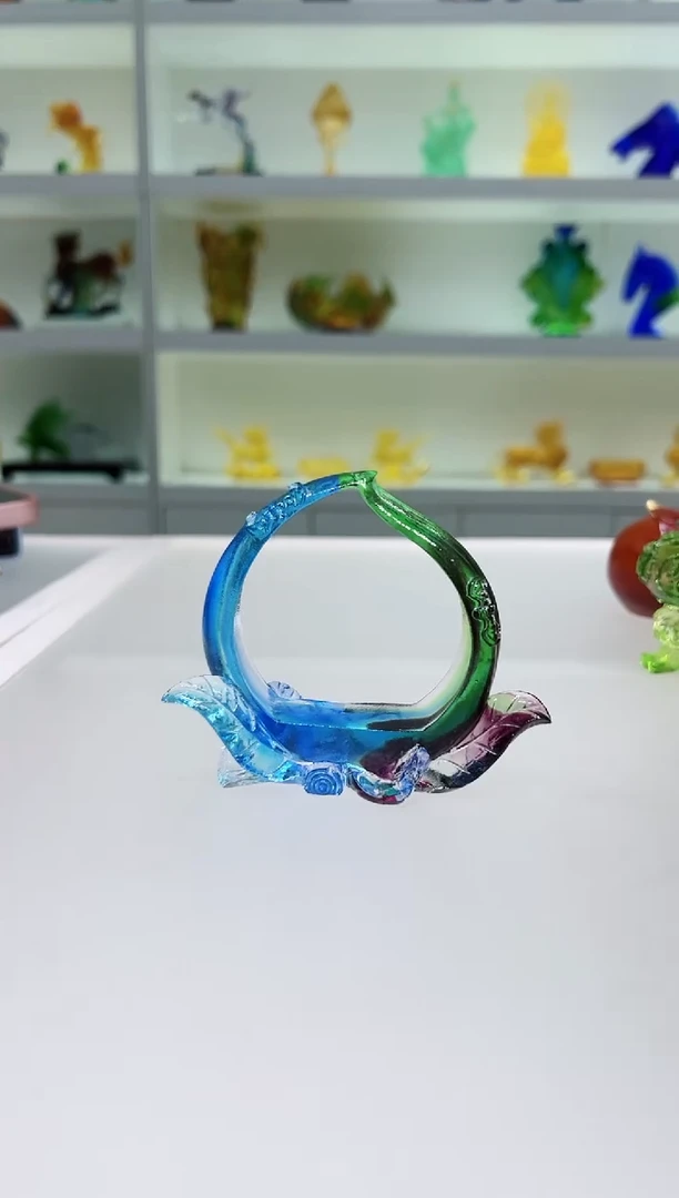琉璃手工艺品古法琉璃桃子