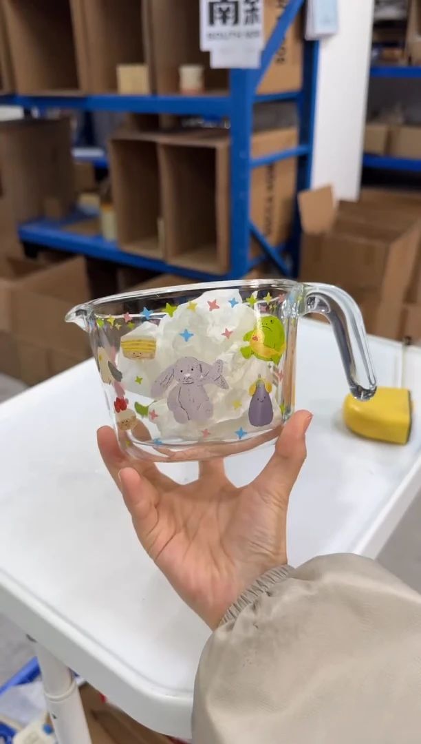 瓷片动物派对量杯500ml