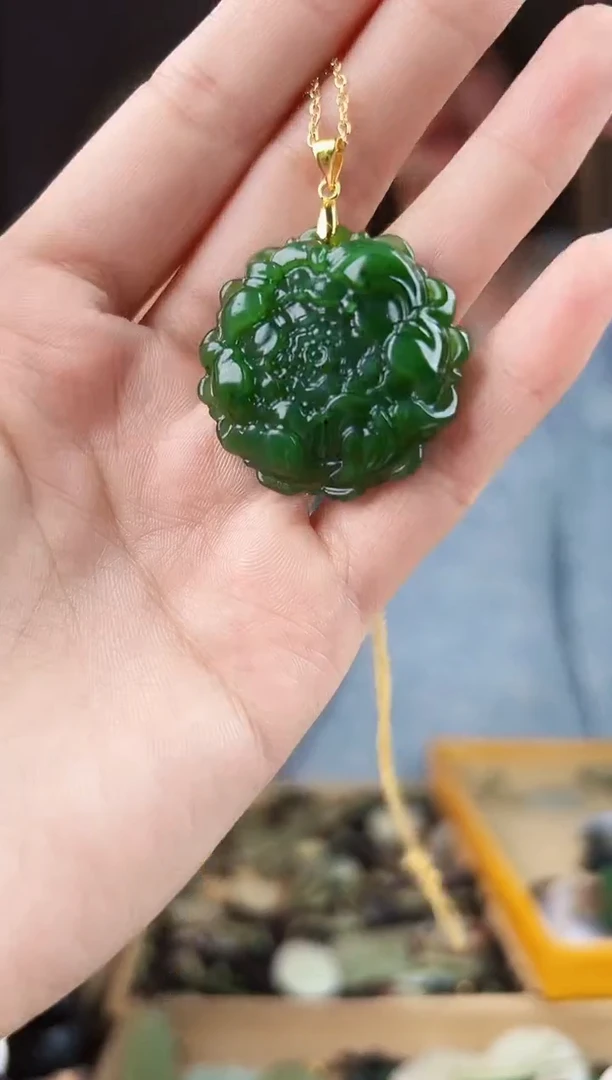 颈饰未镶嵌和田玉拍一发一，多样性发货